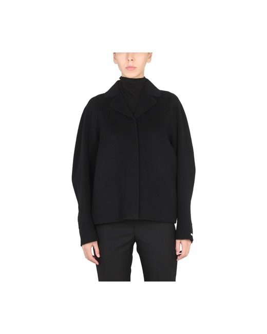 Max Mara Notched Lapels Singlebre in het Black