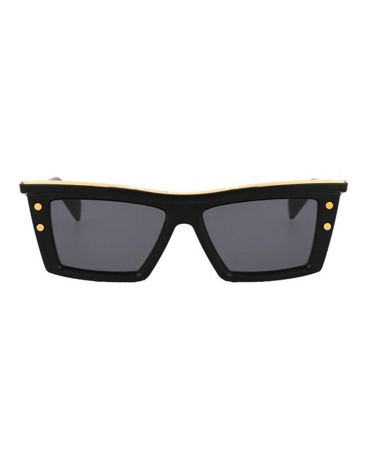 Balmain Black Stylische b-vii sonnenbrille für den sommer