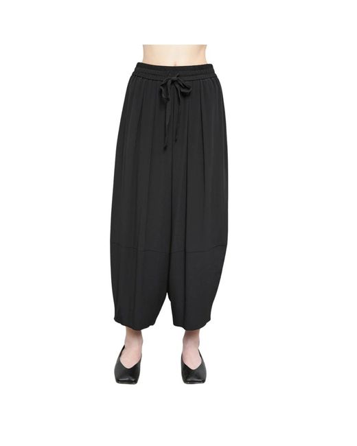 MEIMEIJ Black Wide Trousers