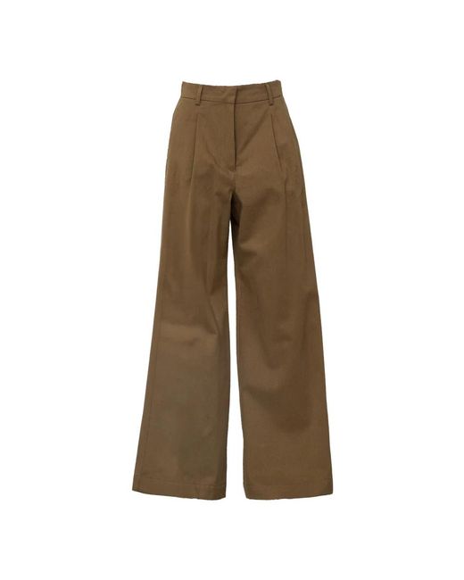Weekend by Maxmara Brown Wide Trousers