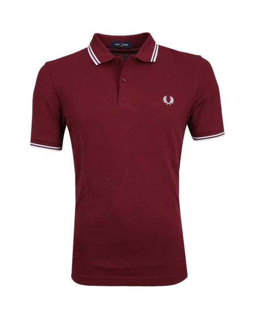 Fred Perry Polo's in het Red voor heren