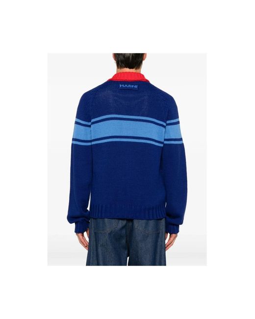 Cardigans Marni de hombre de color Blue