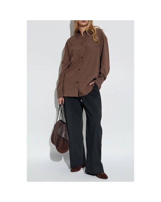 Studio Nicholson Black Straight Trousers
