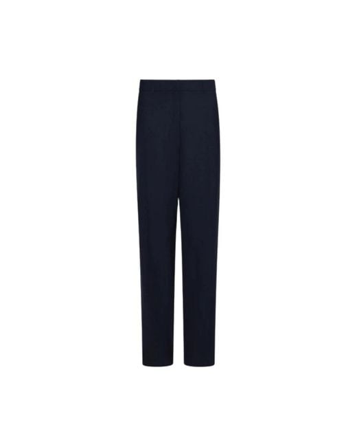 Marella Blue Straight Trousers