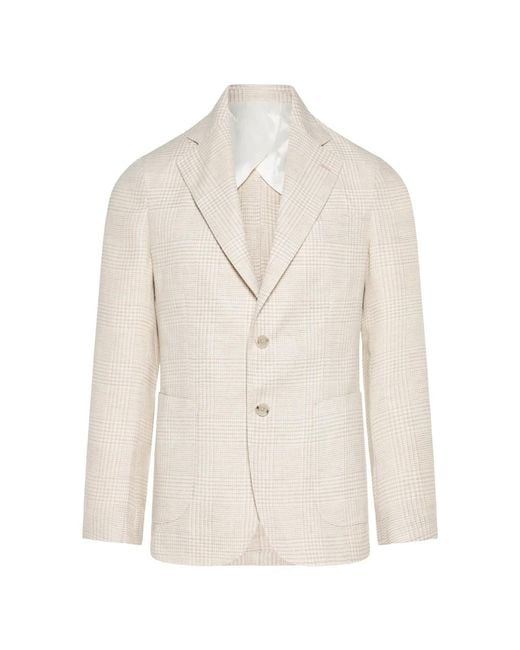 Barba Napoli White Blazers for men