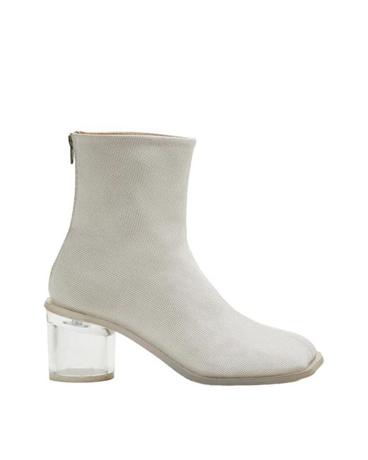 MM6 by Maison Margiela Gray Heeled Boots