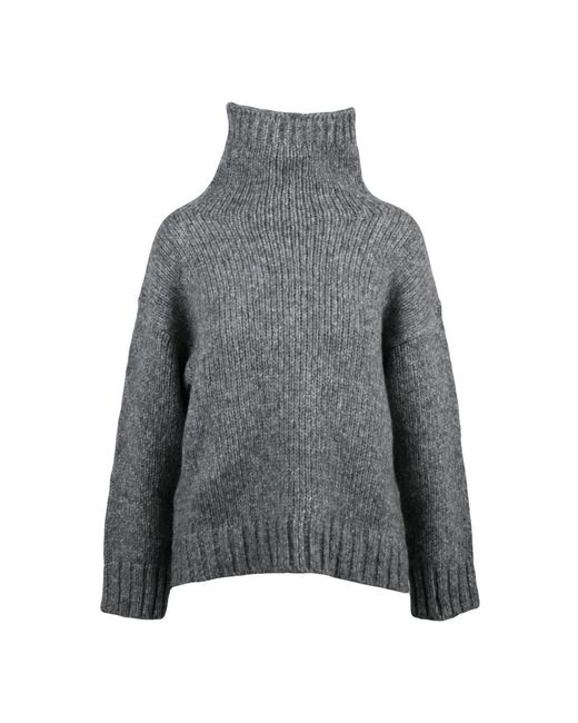 Alpha Studio Gray Turtlenecks