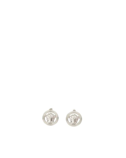 Earrings Versace de color Metallic