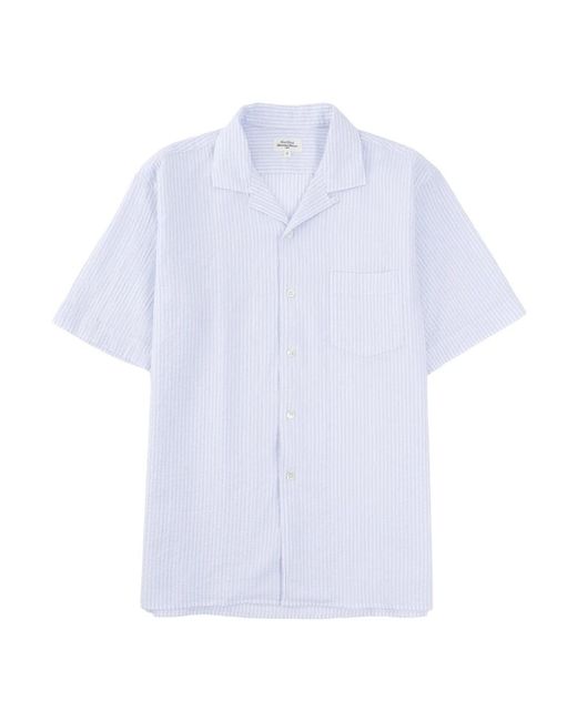 Hartford White Short Sleeve Shirts for men