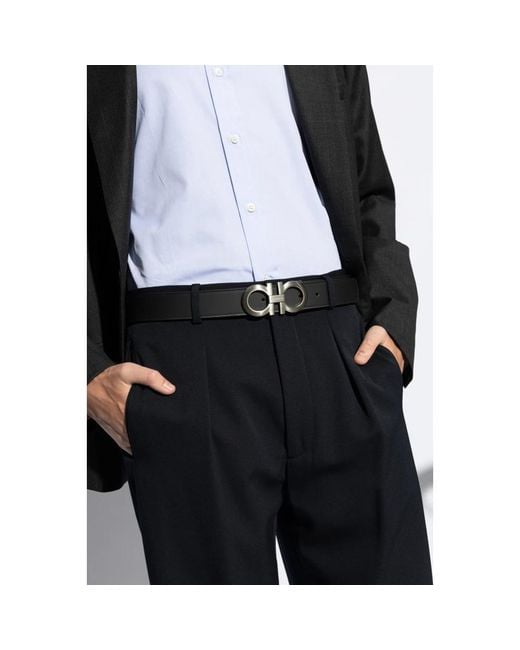 Ferragamo Black Belts for men