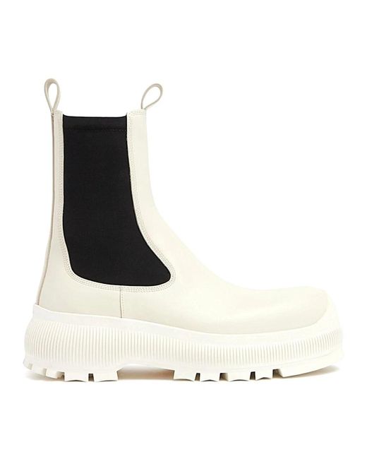 Jil Sander Black Chelsea Boots