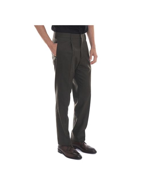 hindustrie Black Suit Trousers for men