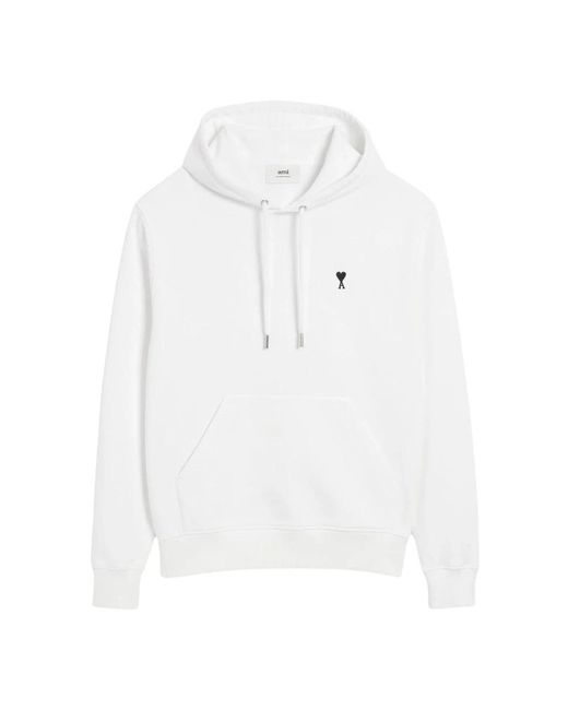 AMI Hoodie in White für Herren