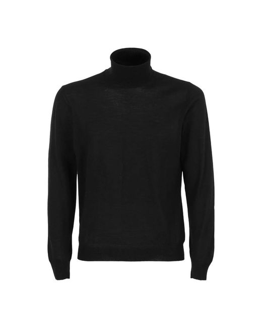 Tagliatore Truien & Vesten ,Zwart ,Wol Turtleneck in het Black voor heren