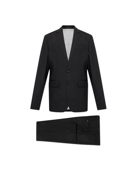 DSquared² Kostuums ,Zwart ,Wol Wollen Pak in het Black voor heren