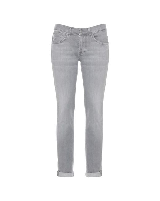 Dondup Gray Slim-Fit Jeans for men