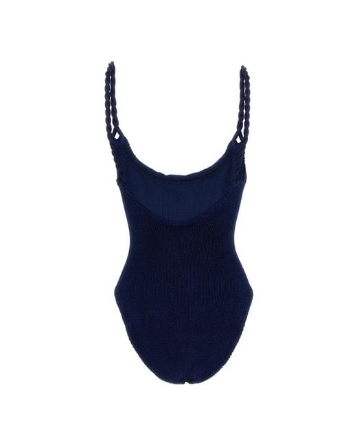 Hunza G Blue Swimsuits