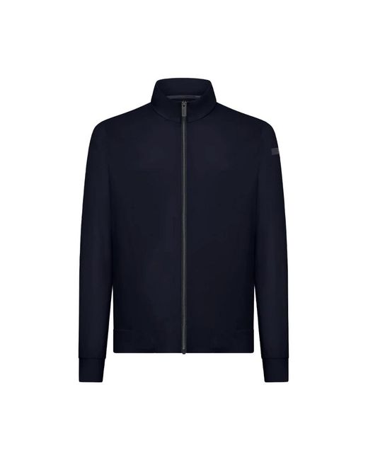 Rrd Jassen ,Blauw ,Modern Full Zip Fleece Jacket in het Blue voor heren