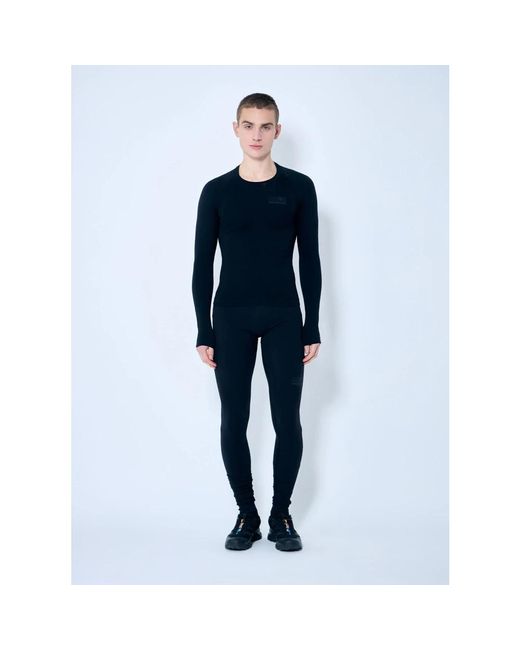 MM6 by Maison Margiela Blue Long Sleeve T-Shirts for men