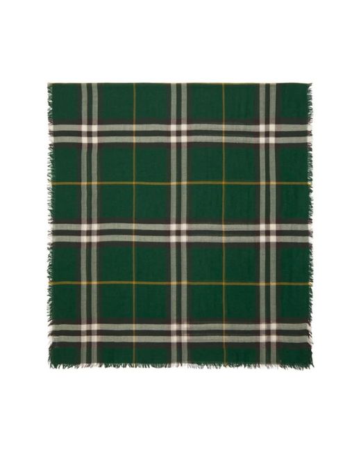 Burberry Green Scarves for men