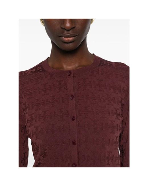 Cardigans Tory Burch de color Purple