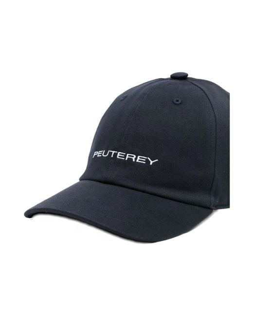 Peuterey Blue Caps for men
