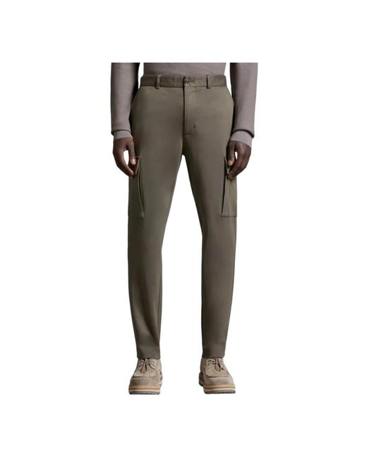 Trousers > slim-fit trousers Moncler pour homme en coloris Gray
