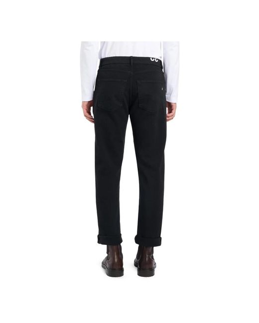 Straight Jeans Dondup de hombre de color Black