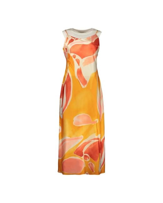 Desigual Orange Maxi Dresses