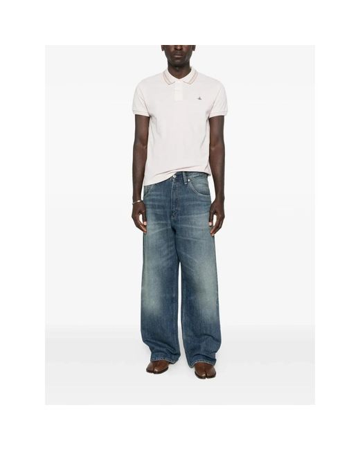 Vivienne Westwood White Polo Shirts for men