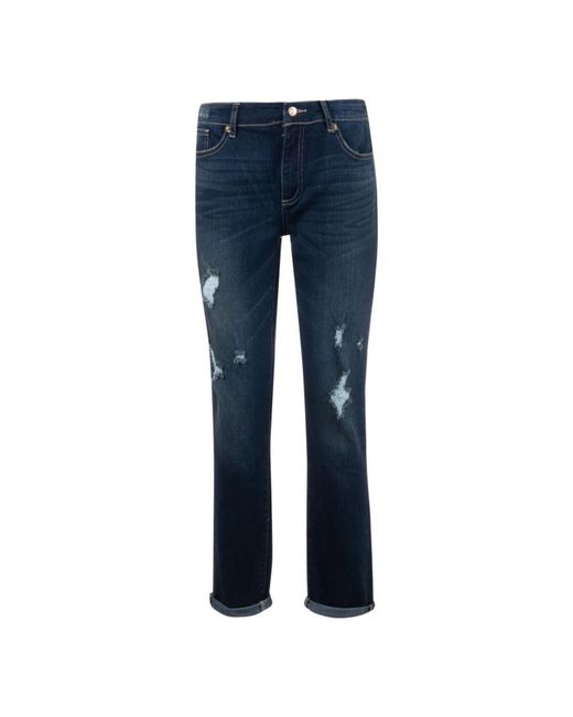 Indigo denim 5 tasche jeans di Armani Exchange in Blue