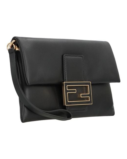 Fendi Black Clutches
