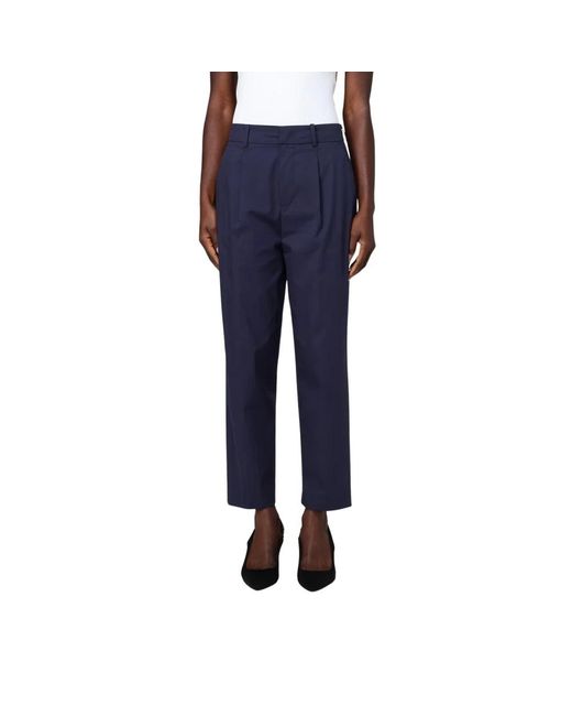 PT01 Broeken ,Blauw ,Cropped Broeken in het Blue