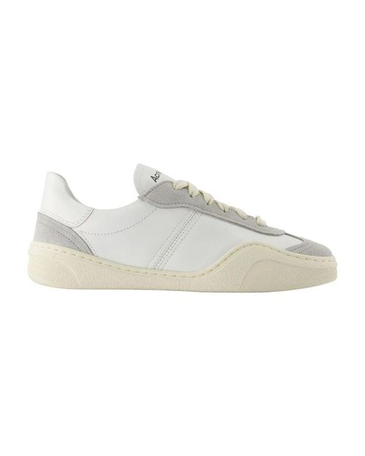 Acne White Laced Shoes