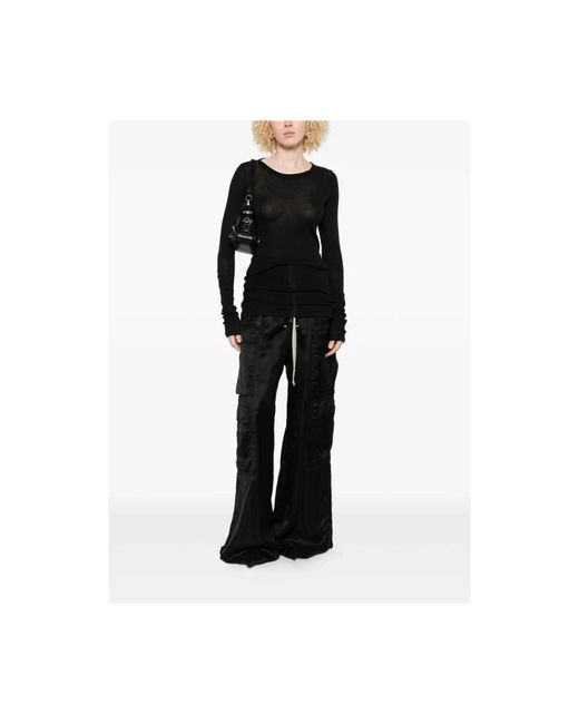Long Sleeve Tops Rick Owens de color Black