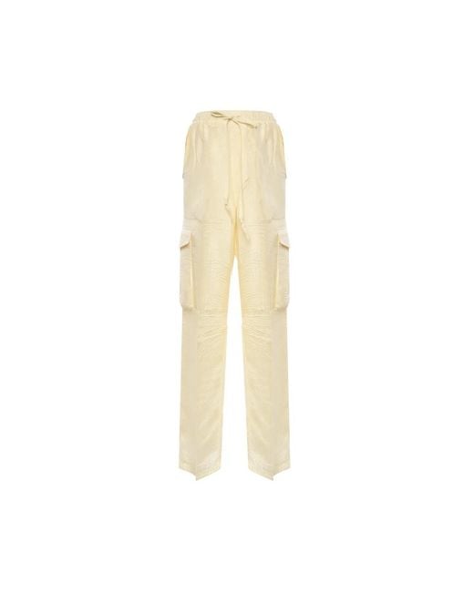 Phoebe Philo Natural Straight Trousers