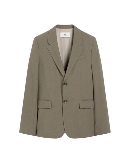 AMI Green Blazers for men