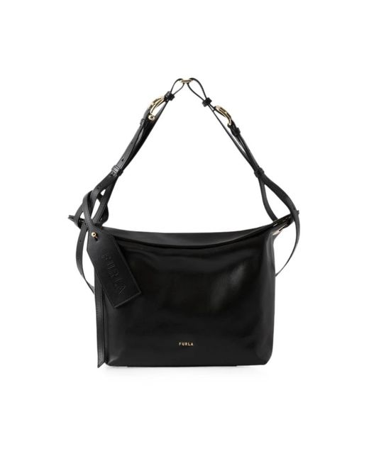 Furla Black Shoulder Bags