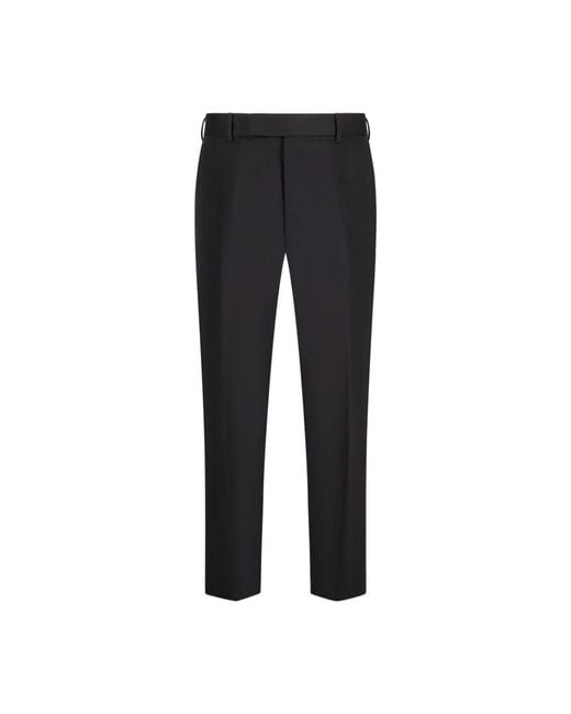 PT Torino Black Suit Trousers for men