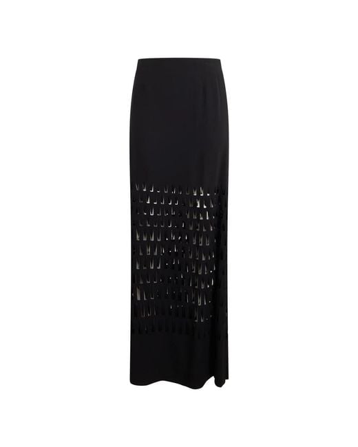 Alberta Ferretti Black Maxi Skirts
