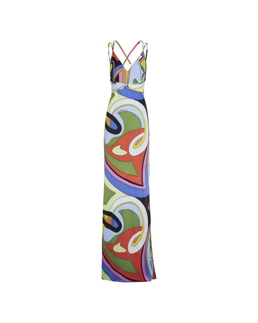 Maxi dresses Moschino de color Blue