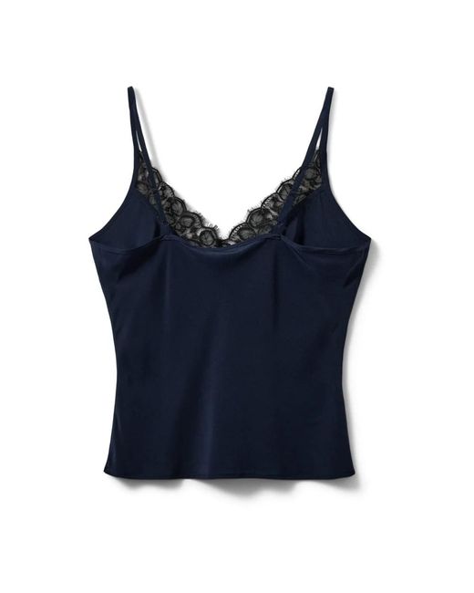Sofie Schnoor Blue Sleeveless Tops