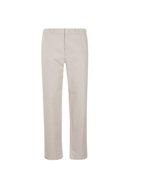 Straight Trousers Aspesi de hombre de color Gray