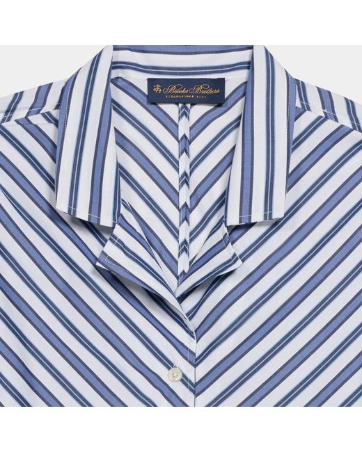 Brooks Brothers Blue Shirt Dresses