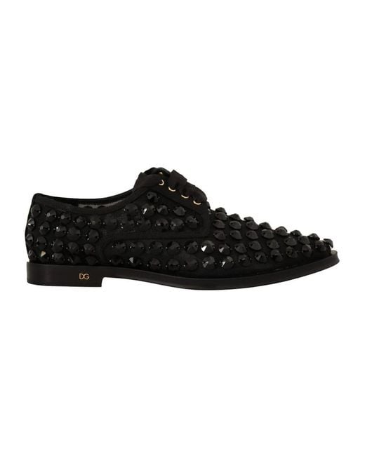 Dolce & Gabbana Black Laced Shoes