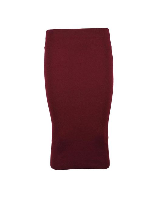 Kangra Red Midi Skirts