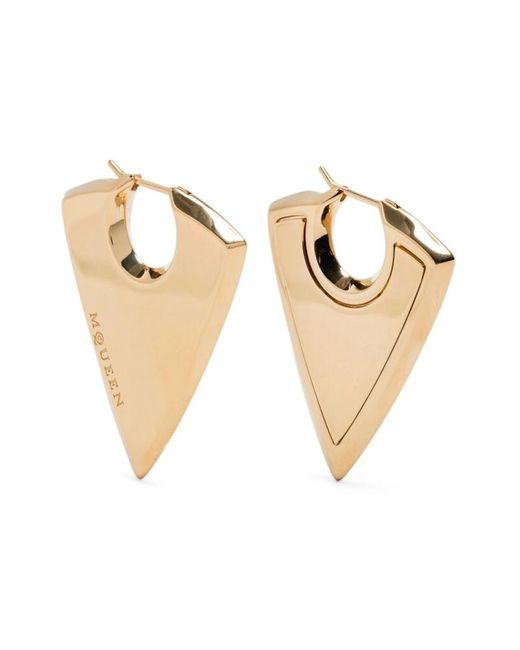 Earrings Alexander McQueen de color White