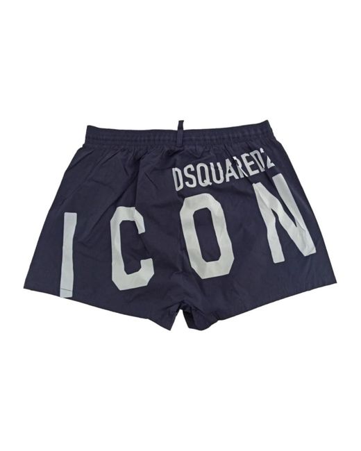 DSquared² Blue Short Shorts for men
