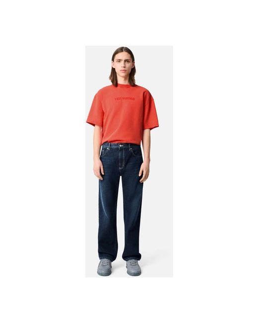 Axel Arigato Blue Straight Jeans for men