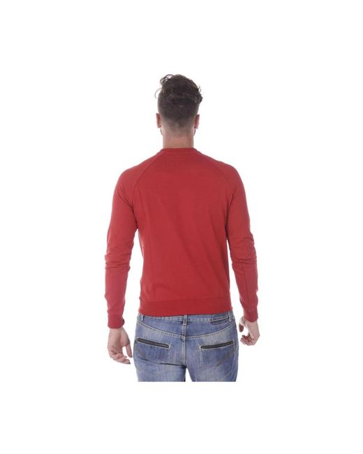 Armani Jeans Red Sweatshirts for men